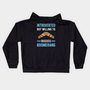 Introverted Boomerang Kids Hoodie